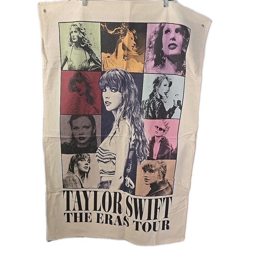 Taylor Swift Official The Eras Tour Tapestry Canvas Poster Concert Merchandise